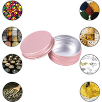 Boîte en métal portable de 5 à 30 g, emballage en métal, mini boîte vide pour cosmétiques, boîte rose, boîte en aluminium de 30 ml