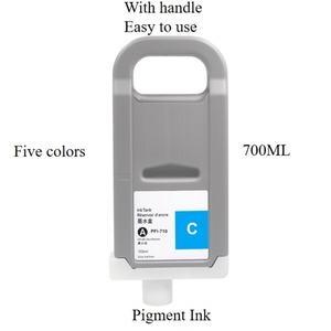 Supercolor 700ML PFI 710 Premium Compatible <b>Ink</b> Cartridge With <b>Ink</b> for Canon TX2000/TX3000/TX4000 Printer Pigment <b>Ink</b> <b>Refillable</b> - Product Image 2