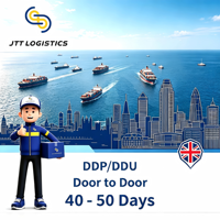Transport maritime DDP vers le Royaume-Uni depuis la Chine, porte-à-porte, avec traitement professionnel des douanes