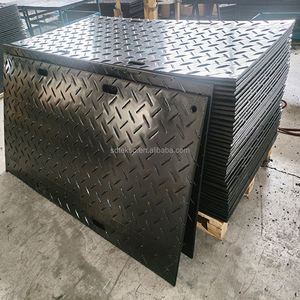 12.7mm厚HDPE重機一時的ロードマット4x8 HDPE地上保護トラックマット - Product Image 5