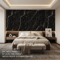 Planche SPC UV sur mesure, épaisseur 2, 2,5, 2,8, 3 mm, texture marbre/bois pour usage domestique/commercial/école/hôpital