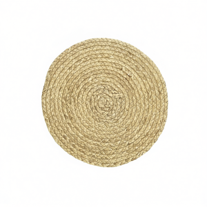 Juego de 6 manteles individuales redondos de paja tejida Zeller para mesa de comedor - Product Image 2