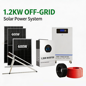 Système <span class=keywords><strong>solaire</strong></span> photovoltaïque distribué <span class=keywords><strong>de</strong></span> 1,2 kW hors réseau, solution <span class=keywords><strong>de</strong></span> stockage d'énergie équilibrée en carbone, fourni par un fabricant professionnel - Product Image 4
