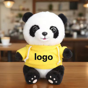 Vente en gros de poupées douces Kawaii, <span class=keywords><strong>t</strong></span>-shirts personnalisés avec logo, vêtements, pulls, jouets en peluche panda, animaux en peluche, cadeaux pour enfants - Product Image 5