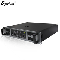 Amplificateur de puissance professionnel moderne en métal Aarhus SY-4250 1000W 4 canaux 4/8 ohms classe AB avec fonction radio pour karaoké et usage domestique