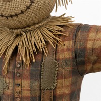 Figurine de bléman de la récolte en résine sur mesure, durable, à motif écossais d'automne, service de fabrication OEM, cadeau de fêtes