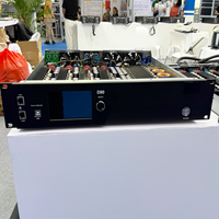 2U 4 Kanallı 3000W D Sınıfı Profesyonel Dijital Güç Amplifikatörü, DSP Üstün Ses Kalitesiyle, Line Array Sistemleri için Uygundur