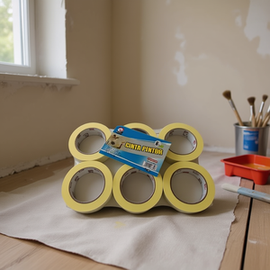 Ruban adhésif de peintre Mnj 2,4 cm x 30 m, ruban de masquage pour peinture - Product Image 3