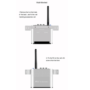 Trasmettitore Audio/Video Wireless 2 ricevitore con funzione di trasmissione IR ricevitore <span class=keywords><strong>TV</strong></span> Box a distanza di trasmissione 200m - Product Image 5