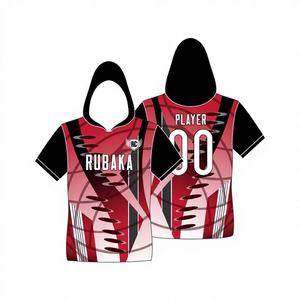 Maillot de basketball ajusté à manches courtes, motif camouflage, respirant, séchage rapide, grande taille, pour équipes de club - Product Image 1