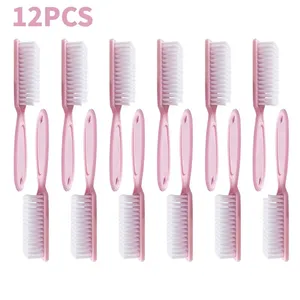 Brosse à ongles professionnelle avec manche en bambou pour le nettoyage des ongles en acrylique et gel UV, élimination de la poussière, nettoyage de la poudre - Soin des ongles et manucure - Product Image 1