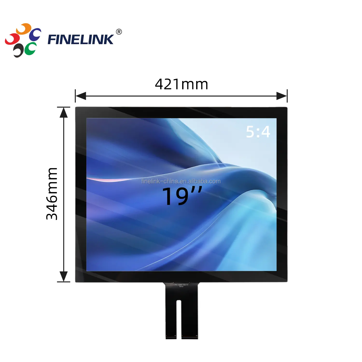 19'' 21.5" Commercial Android Touch Screen Monitor All In One Pc Android Open Frame Advertising Display Touch Screen Panel