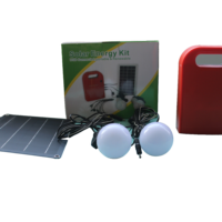 Ampoule solaire Chiko DC 5V 12V, ampoule LED solaire haute luminosité avec câble et interrupteur pour système hors réseau, camping