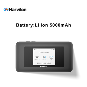 Routeur portable Harvilon MF511 5G MiFi <span class=keywords><strong>WiFi</strong></span> 6 avec pare-feu extérieur et point d'accès pour carte SIM, compatible UE/US, 16 utilisateurs, 1800 Mbps - Product Image 2