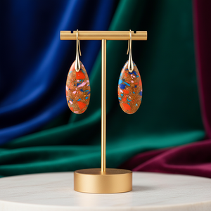 Orecchini Pendenti a Goccia in Diaspro Imperiale Stile Boho, Gioielli Vintage da Donna, Vendita all'Ingrosso - Product Image 4