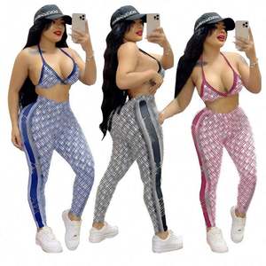 Damen Designer 2-teiliges Freizeit-Strandoutfit für den Sommer – Neuer Stil, gewebt, digital bedruckt, schmal geschnitten, atmungsaktiv, umweltfreundlich aus Polyester - Product Image 2