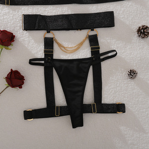 Hxz4515a Hoge Kwaliteit Sexy Harnas Lingerie Voor Vrouwen Ondergoed Body Bondage Open Bh Grote Borst Lingerie - Product Image 6