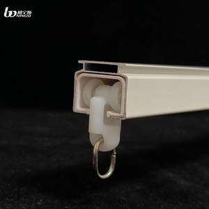 Nouvel arrivage Rail de rideau en aluminium monté au <span class=keywords><strong>plafond</strong></span> pour hôpital Rail de rideau silencieux réduisant le bruit Accessoire innovant - Product Image 1