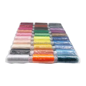 JSX marca 30 colori 250 iarde 40/2 uso domestico filo per cucire bobina di alta qualità mini cono conveniente filo per cucire