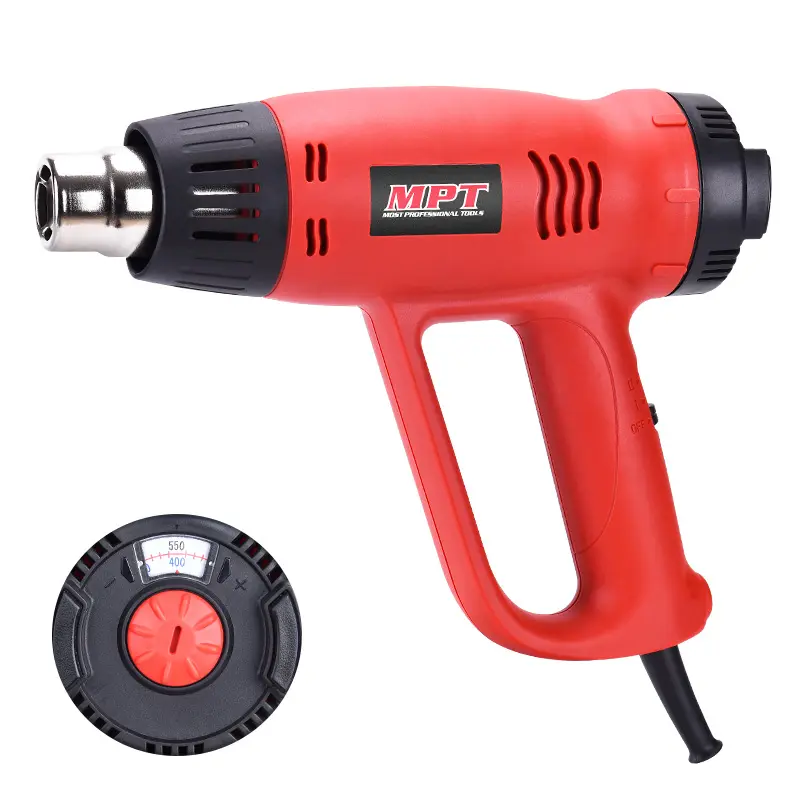 MPT NO MOQ 60-630 2000W Power Tool Temperature Control Safety Adjustable Portable Hot Air Gun READY FOR SHIPPING