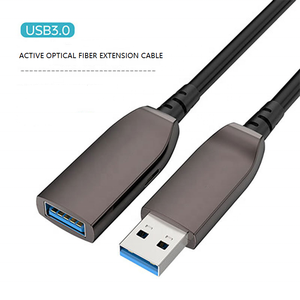 Cavi di Prolunga USB 3.<span class=keywords><strong>0</strong></span> in Fibra Ottica PVC Anti-interferenza a Zero Perdita di Segnale, Trasmissione Ultra Lunga 100m 328ft, 12 Mesi - Product Image 1
