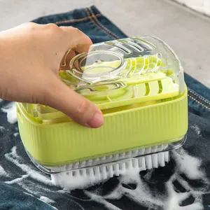 Boîte à Savon Moussant Rectangulaire Moderne en Plastique Écologique avec Rouleau à Bulles, Conteneur Portable de Rangement et de Drainage pour Salle de Bain - Product Image 6