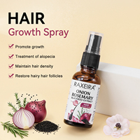 Semprotan Penumbuh Rambut Alami Bawang Merah dan Rosemary Label Pribadi Mengatasi Kerontokan Rambut Mempromosikan Pertumbuhan dan Memulihkan Folikel Rambut
