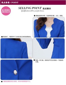 Traje de Primavera para Mujer, Tallas S-2XL, Chaqueta Coreana Elegante Estilo OL, Abrigo de un Solo Botón, Manga Larga, Top Corto - Product Image 6