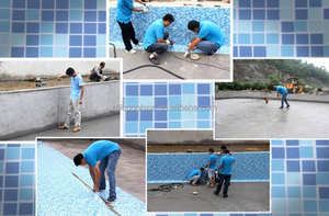 Vente en gros pas cher PVC durable hors sol revêtement de <span class=keywords><strong>piscine</strong></span> rond pour Spa piscines gonflables pour enfants - Product Image 6