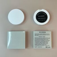Fard à Joues en Gros à Faible MOQ, Maquillage Pigmenté en Poudre Lisse Rose, Palette de Fard Scintillant Unique, Blusher Végan sous Marque Privée