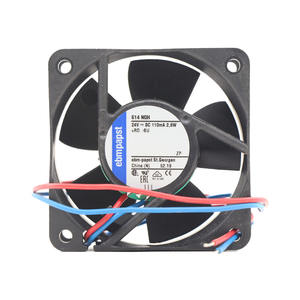 Ventilador Axial de Refrigeración para Gabinete Eléctrico, 614NGH 60x60x25mm 6025 24VDC 2.6W 110mA 5600RPM 43m3/h, con Rodamiento de Manguito, Módulo de Accionamiento - Product Image 1