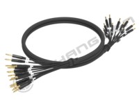 Câble audio multipaire 16 canaux TRS mâle 1/4 pouce vers TRS mâle 6,35 mm et 1/4 pouce