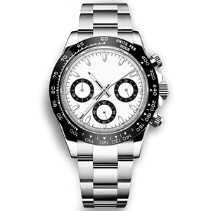 Biểu Tượng Tùy Chỉnh Đồng Hồ Sang Trọng Thiết Kế Đồng Hồ Sáng Tay Chronograph Tự Động Phong Trào Đồng Hồ 40Mm Ngày Ttona Vô Trùng Quay Số - Product Image 1