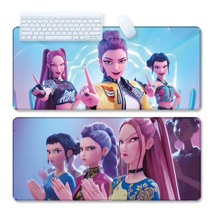K-POP Demon Hunters Gaming <strong>Mouse</strong> Pad Kawaii Colorful Extended for <strong>Mouse</strong> <strong>and</strong> <strong>Keyboard</strong> Non-Slip with Anime Cute Girl Design - Product Image 1