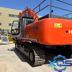 Excavadora Hitachi EX400 Usada, Equipo de Construcción de Uso Pesado, Color Naranja - Product Image 4