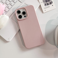 TPU Solide Blanc Téléphone Cas Galvanoplastie En Cuir Motif Antichoc Cas pour iPhone 15 16 Pro Max 16pro Solide Couleur À Motifs