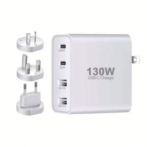 Cargador Tipo C Gan de Alta Calidad de 100 W, Cargador de Escritorio USB C de 4 Puertos con Adaptador de Viaje para Laptop Huawei, Kit de Cargador para Teléfono Xiaomi - Product Image 2