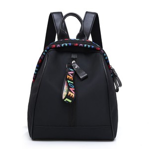 <span class=keywords><strong>Sac</strong></span> à dos pour <span class=keywords><strong>femme</strong></span> en tissu Oxford, <span class=keywords><strong>sac</strong></span> d'école avec ruban coloré, <span class=keywords><strong>sac</strong></span> à dos en nylon - Product Image 2