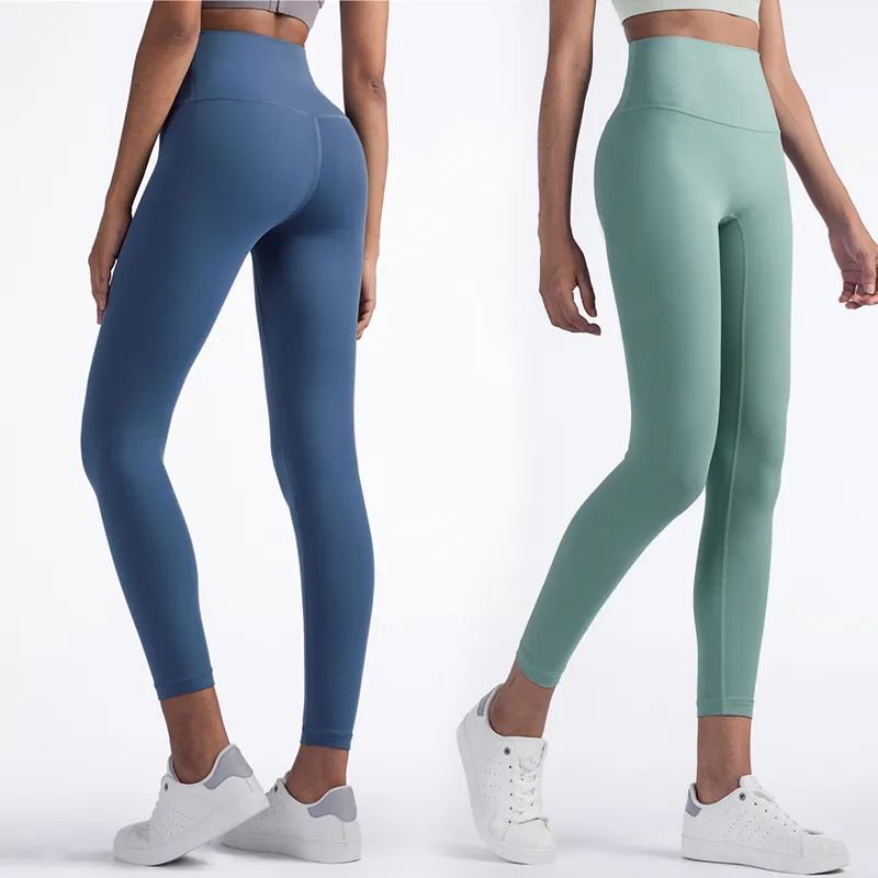 Leggings da Yoga morbidi Lulu abbigliamento da allenamento calzamaglia da Yoga da donna Leggings sportivi da palestra