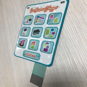 Nhà cung cấp Nhà máy OEM dập nổi nút in kỹ thuật số màng chuyển đổi bàn phím Bàn phím bảng điều chỉnh cho Ice Cream ứng dụng - Product Image 5