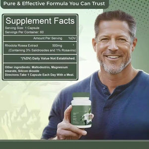Capsules de Rhodiola Rosea les plus vendues, complément alimentaire fonctionnel, soutien immunitaire, complément en capsules pour adultes - Product Image 2