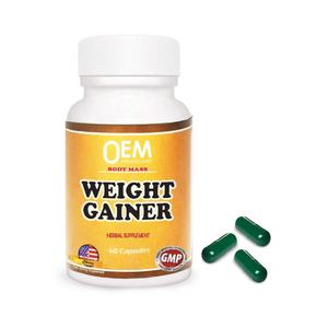 Oem משקל לעלות קפסולות משקל לעלות גלולות קפסולות קרם משקל לעלות תוספי מזון לנשים גברים גברים אבקת חלבון מי גבינה - Product Image 1