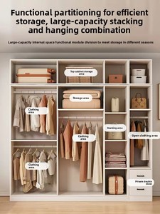 <span class=keywords><strong>Armadio</strong></span> Moderno Minimalista Ecologico in MDF <span class=keywords><strong>per</strong></span> Camera da Letto, <span class=keywords><strong>Armadio</strong></span> a Due <span class=keywords><strong>Ante</strong></span> <span class=keywords><strong>per</strong></span> Bambini, Novità 2026, Bestseller Personalizzabile - Product Image 4