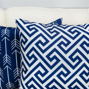 Nordic Simple Style <strong>Blue</strong> Geometric Printed Decorative <strong>Cushion</strong> <strong>Cover</strong> Sofa Throw Pillowcase <strong>Cover</strong> for Home - Product Image 6