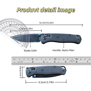Mini TREDKNIX DIY BUGOUT OTF Knife BM533 S30V Blade Nylon Glass Fiber Handle OEM Factory Wholesale Outdoor Camping Hiking - Product Image 6