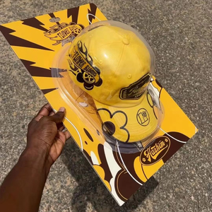 <span class=keywords><strong>Plastic</strong></span> Snapcap Hoed Verpakking Custom Logo Clear Clamshell Blaar Hoeden Houder Pvc Baseball Cap Display Hoeden Verzenddoos - Product Image 1