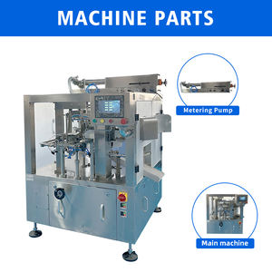 Máquina de envasado de boquilla de succión de bolsa prefabricada para salsa de Ketchup, detergente para ropa de miel, relleno líquido, sellado Doypack de plástico - Product Image 2