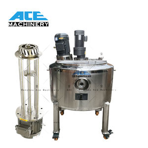 Homogeneizador Eléctrico al Vacío de Acero Inoxidable de 1000L, Emulsionador, Mezclador para Crema Cosmética - Product Image 1