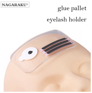 <span class=keywords><strong>NAGARAKU</strong></span> <span class=keywords><strong>pegamento</strong></span> para extensión de pestañas plataforma de silicona Flexible soporte para pestañas almohadilla suave - Product Image 2
