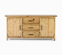 Furnitur Ruang Makan Modern Bufet Kabinet Bufet Kayu Meja Prasmanan